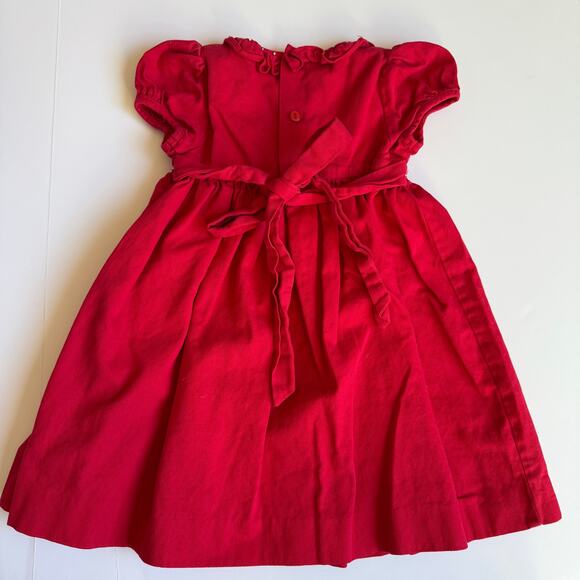 Edgehill Collection Smocked Red Dress & Bloomers 18 Months - Picture 10 of 15